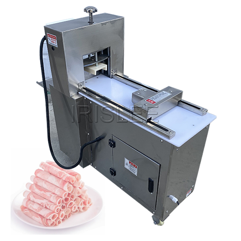 Automatisk fryst köttbenskärmaskin köttskivare Automatisk skärmaskin