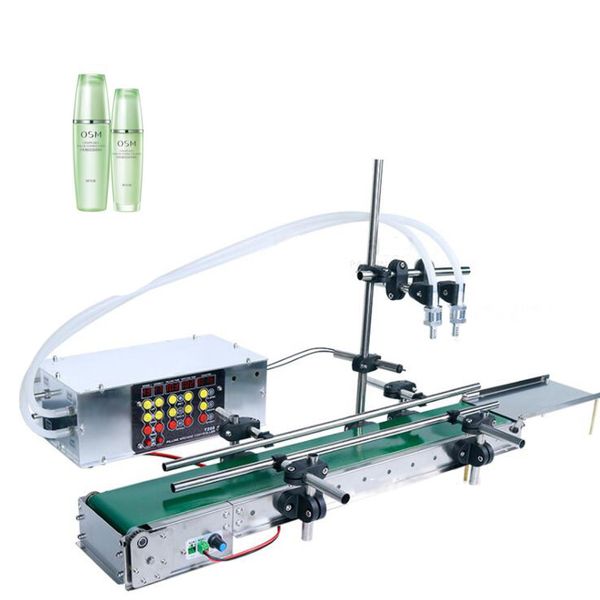 Machine automatique de dosage de pâte de gel, bande transporteuse à une tête, pâte de noisette, crème cuite, machine de remplissage de chocolat, pompe à rotor à piston