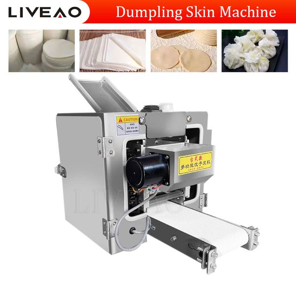 Machine automatique de fabrication d'emballage de Wonton de peau de rouleau de printemps de farine de riz de boulette d'Empanada congelée de Gyoza automatique