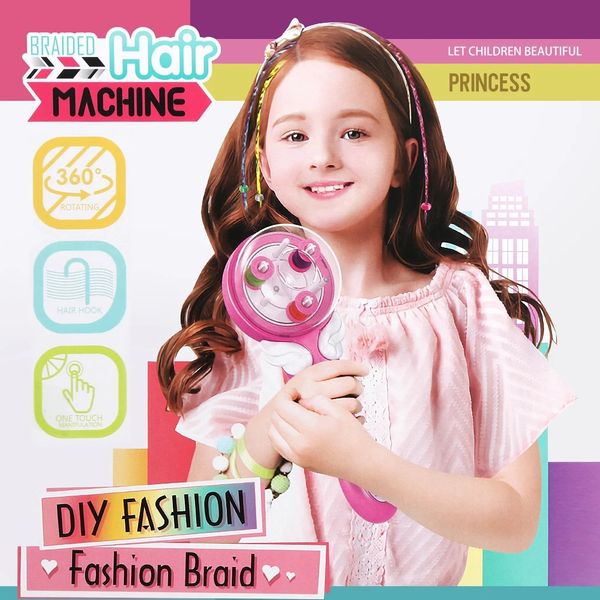 Hair Automatic Braider DIY Braidage Hairstyle Toues Twat Braider Machine Hair Braid Toys Toys For Girl Gards Cadeaux
