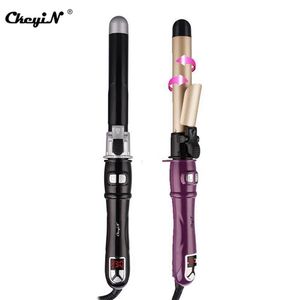 Curler de cabello automático Profesional 28 mm Curling Iron Tourmaline Revestimiento de cerámica PTC Auto Rotación Espiral Styler 50 220105