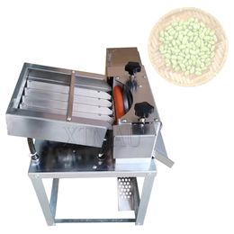 Automatische Hairy Bean Sheller Peeling Machine 50Kg / h Kleine Green Bean Pea Peeler Shelling Machines