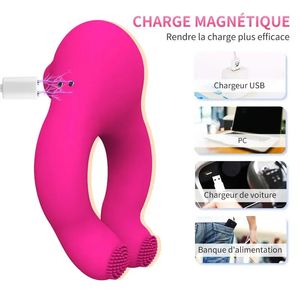 Ventouse clitoridienne chauffée automatique, accessoires pour femmes, succion du pénis, anneau vibrateur pour homme, 240117