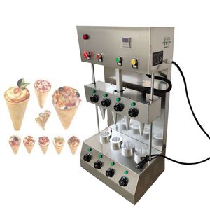 Helado automático Wafer Biscuit Cone Machine Dairy Sweet Waffle Edible Pizza Cono Creador