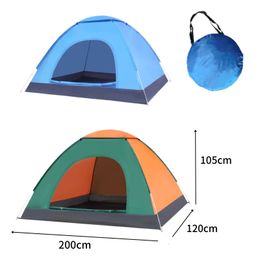 Automatische instant pop -up tent Drinkbare strandt Tent lichtgewicht Outdoor UV Protection Travel Camping Fishing Tent Sun Shelter 240419