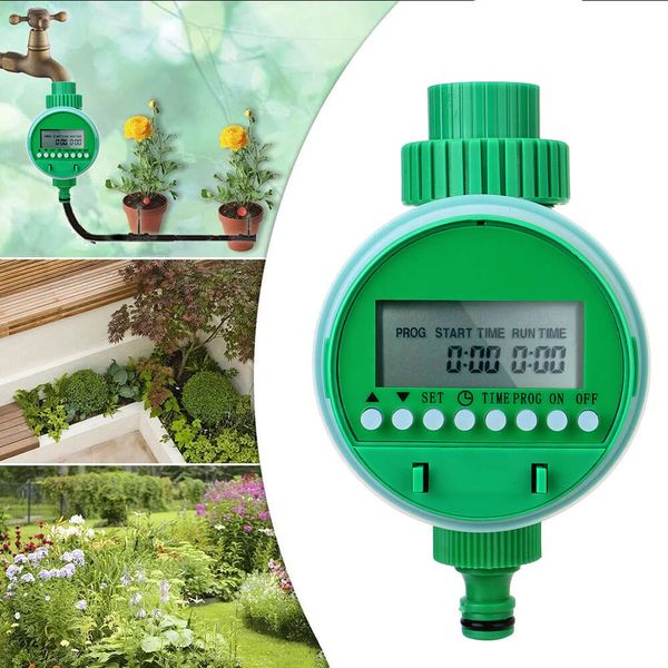 Minuterie d'irrigation automatique, dispositif de contrôle de l'eau de jardin, contrôleur Vae intelligent, affichage LCD, horloge d'arrosage électronique