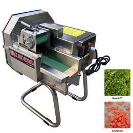 Máquina automática de rodajas de cebolla y limón, cortador de verduras para restaurante, repollo, piña, tomate, patata, sandía