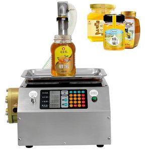 Lubrifiant automatique huile comestible colle machine de remplissage miel sésame beurre d'arachide pâte visqueuse pesant la machine de remplissage