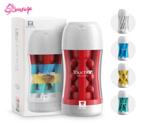 Automatique Masturbation Cup Real Vagin Oral Blowjob Glans Stimulateur Vacuum Sucker Ghost Exerciser Sex Toys for Men Adults4498373