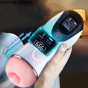 Tasse masturbatrice masturbatrice automatique sucette vibration vraie vagin poche chatte pénis de sexe oral machine à machine pour homme adultes 18+