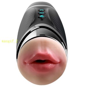 Vibrador de succión de MasterBaty automático Vagina artificial Productos sexuales Copa Masturbator Cup para juguetes sexuales masculinos