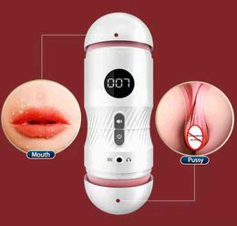 Automatische masturbatie Vibrator Masturbatie Cup Pocket Cat mannelijke volwassen seksmachine siliconen sex poppen reality vagina6787597