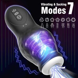 Automatische Masturbator voor Mannen 7 Modus Zuigen Handjob Machine Speeltjes voor Mannelijke Masturbatie Cup Penis Blowjobs Vibrator 18 + L230518