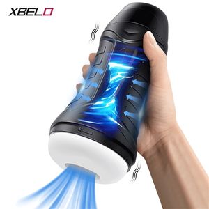 Masturbateur automatique pour hommes, succion vibrante, vraie chatte, Machine à pipe, jouet sexuel masculin, tasse de Masturbation, produits pour adultes 240106