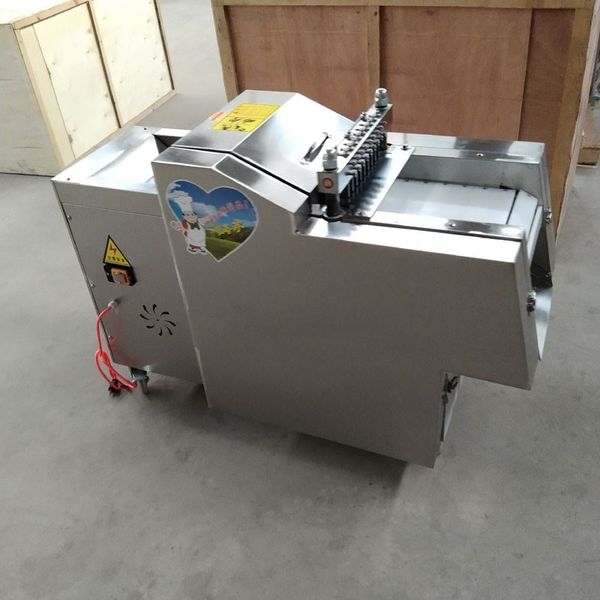 Machine automatique de découpe de viande, viande congelée, Machine à cubes de viande fraîche