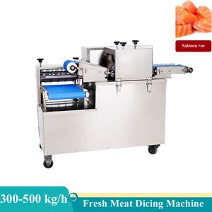 Machine automatique de découpe de viande tranches de viande en acier inoxydable boeuf viande de porc poitrine de poulet trancheuse saccadée viande fraîche Dicer