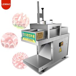 Automatic Meat Lamb Slicer Home Commercial Fat Cattle Mutton Roll Frozen Meat Grinder Planing Machine