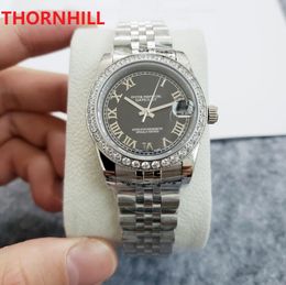 diamants mécaniques automatiques bague montres 31mm plein bracelet en acier inoxydable 316L montres-bracelets de qualité supérieure femmes saphir super modèle usine belle table d'horloge