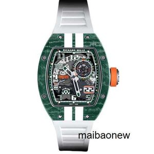 Automatique mécanique Richer Mileres hommes montre-bracelet pilote Sport montres série RM029 matériau en Fiber de carbone utilisé unique