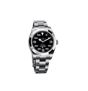 Automatische mechanische Rolx-horloges Topluxe Exp Air King-serie 116900 en 216570 Zwart 40 mm wijzerplaatbeweging 316 stalen zemelen Designerhorloges X