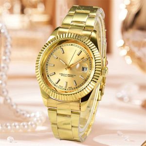 dames automatisch mechanisch horloge 41 mm 36 mm quartz horloge 31 mm heren roestvrij staal waterdicht lichtgevend horloge datum horloge paar horloge goud reloj de mujer ontwerper