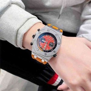 Automatisch mechanisch horloge mode Koreaans tide siliconen band waterdicht casual