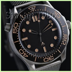 Reloj mecánico automático con movimiento y bisel de cerámica, reloj para hombre, relojes marinos de acero inoxidable, diseñador