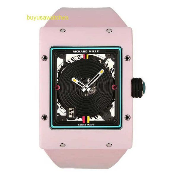 Montre Mécanique Automatique RM Montre-Bracelet Rm16-01 Montre Mécanique Automatique Série Femme Rm16-01 Encens Moustique Céramique Creuse Femme Limitée