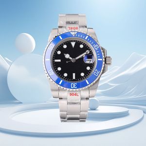 Automatische mechanische horloges van hoge kwaliteit roestvrij staal blauw zwart keramiek saffier polshorloges Super lichtgevende montre sport waterdicht Vintage Pepsi horloge