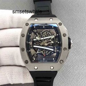 Mouvement de montres mécaniques automatiques, montre-bracelet supérieure creuse, mécanique, Rm61-01