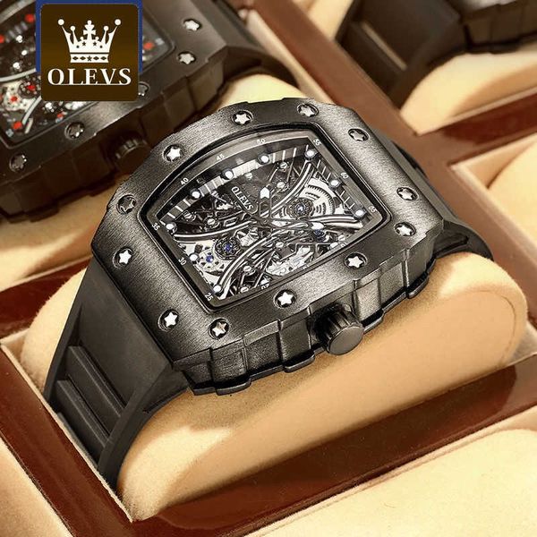 Montres mécaniques automatiques Richares montre suisse haut de gamme belle tendance de la mode cool et dominatrice nouvelle montre pour hommes étanche glowEG47HFMH
