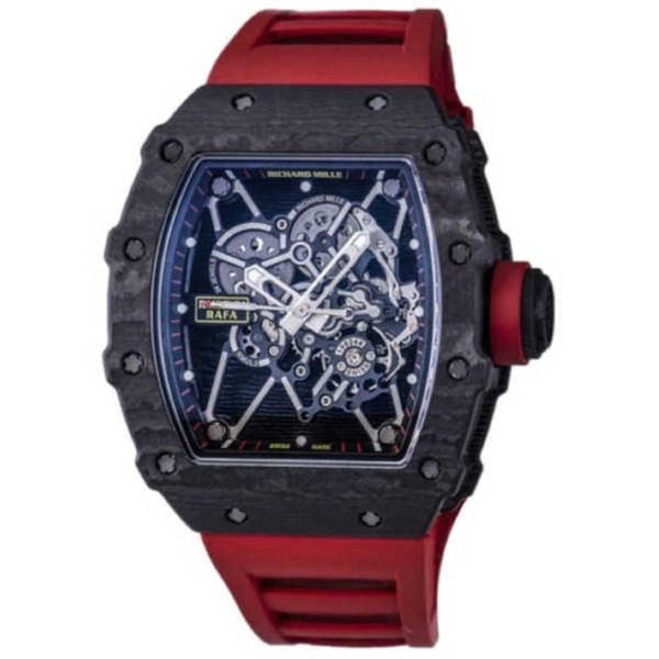 Relojes de pulsera mecánicos automáticos Relojes suizos Relojes de pulsera Richardmill Maquinaria manual para hombre modelo Rm3501 con un diámetro de calibre de 4994 x 4200 mm y WN-Z7B6