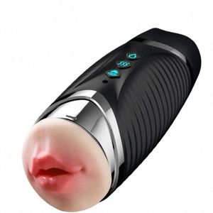 Vibrador de masaje vaginal automático para hombres, labios atractivos y envoltura Tgue, productos para adultos, taza masturbati, productos para mamada vaginal o4LV #