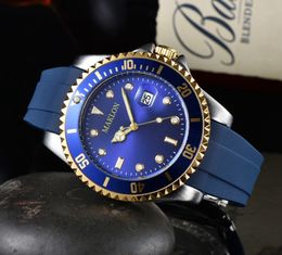 Automatic Men Wrist-Tatches Fashion Men's Men's Brand Brand Silica Gel Sliver Watchs High Quality Watchs Watch Live Imperproof