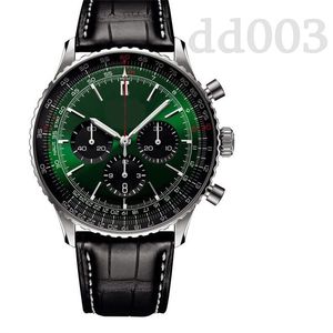 Multicolor herenhorloge lugreen zwart luxe designer horloge lederen band montre homme super lichtgevende mode decoratieve horloges saffier 50mm SB046 C23