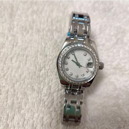 Automatisch uurwerk Dameshorloge Mother Pearl Watchs Dames Pearlmaster stuk Mop Ladys Watches266F