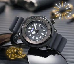 Automatisch uurwerk herenhorloge quartz batterijvermogen kernklok rubberen band waterdicht kristalglas spiegeloppervlak lichtgevend nachtlampje set vijzel sporttophorloges