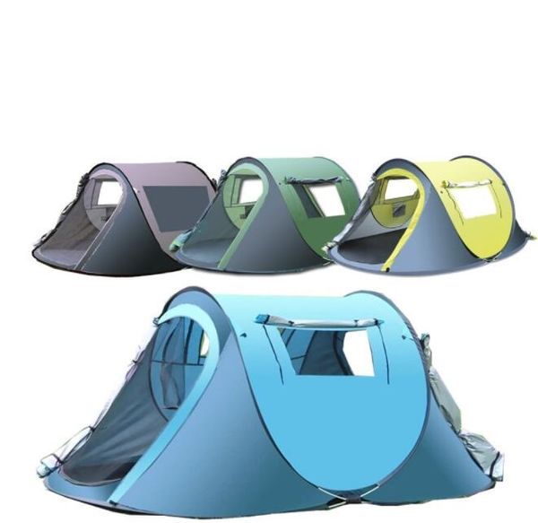 Tentes de camping ouvertes automatiques Tentes de randonnée portable Sabiens de la canopée extérieure Randonnée Camping Beach Travel Family Tent