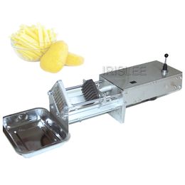 Cortador automático de patatas fritas, cortador eléctrico de patatas fritas, máquina trituradora de verduras y zanahorias de 7/10/14Mm