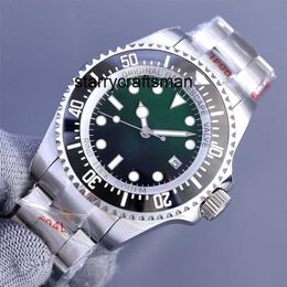 Automatisch Rlx-horloge Clean Steel 44 mm Sea-dweller 126660 keramische lunette roestvrij luxe glijslot l