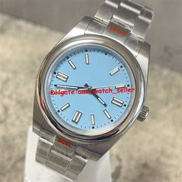 Automatische Rolaxes Watch Clean heren 124300 luxe stijlen horloges 36 * 41 mm echte 126000 versie gladde rand automatisch uurwerk code roestvrij staal L
