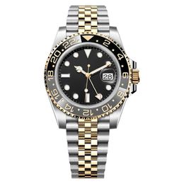 Automatisch Rolaxes-horloge Schone horloges Horloges van hoge kwaliteit Modern zakelijk polshorloge 904L keramische rand goud 41 mm automatische horloges 2813 uurwerk keramiek L