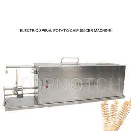 Automatische roterende aardappeltorenmachine draagbare kleine wortelspoed spiraalvormige snijder