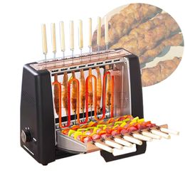 Automatische roterende elektrische barbecue-grillspies Rookloze BBQ-kebabmachine 220V