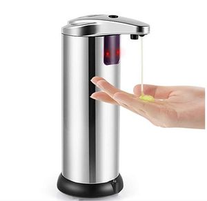 Dispensador automático de jabón con sensor Dispensadores de jabón líquido Máquina de lavado libre de acero inoxidable Aparato dispensador activado por movimiento portátil Y79-2