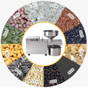 Machine automatique de presse à huile commerciale électrique d'extracteur d'huile de noix d'arachides de tournesol de canola de sésame