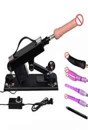 Mitrailleuse automatique avec accessoires de gode anal 6 cm masturbateur féminin rétractable rapports sexuels jouets sexuels pour femmes Cou5976704