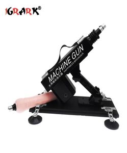 Automatische seksapparaat Seksuele geslachtsgemeenschap Sex Machines Gun met dildo stuwkracht verstelbare machines Sex Furniture6616289