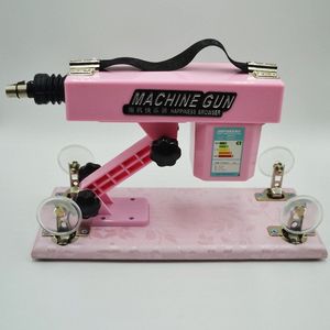 Automatische geslachtsgemeenschap Sex machine met zwarte en roze super grote dildo krachtige neukmachines voor vrouwen masturbatie meubilair