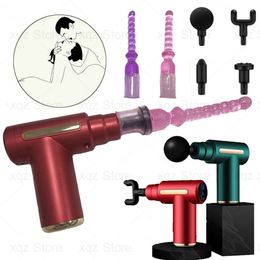 Automatic sexy Machine Fascia Gun Adapter Female Thrusting Vibrator Dildo Penis Women Masturbator Adult Toys Shop